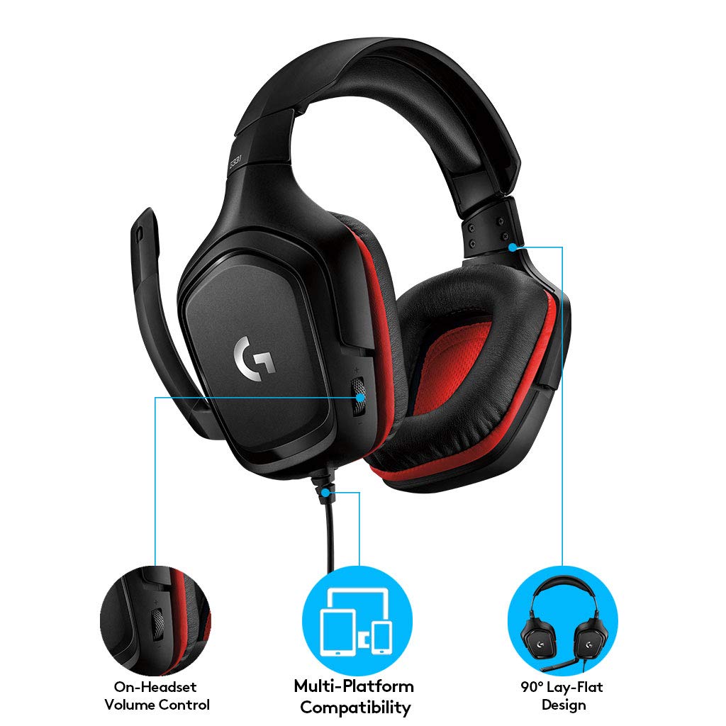 Logitech G331 Stereo Gaming Headset - Golchha Computers