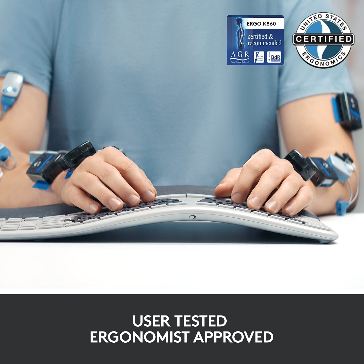 Logitech ERGO K860 Wireless Split Keyboard for Business - Golchha Computers