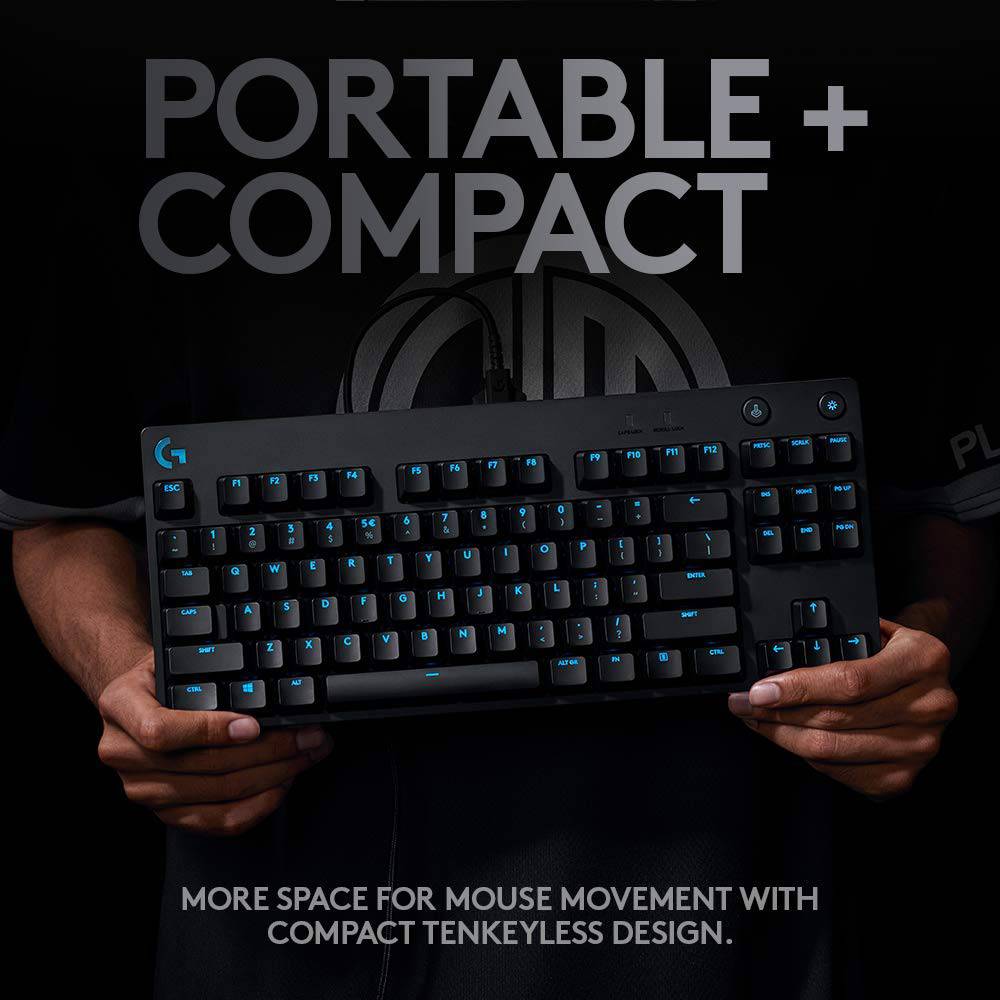 Logitech G PRO Mechanical Gaming Keyboard, Detachable Micro USB Cable - Golchha Computers