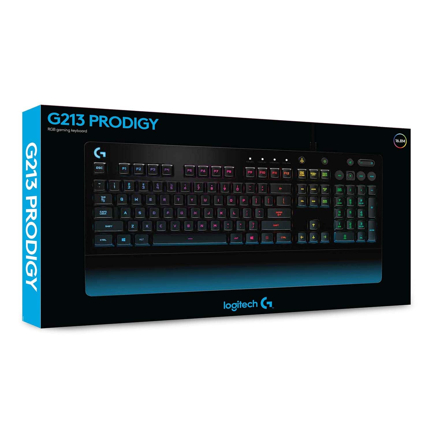 Logitech G213 Prodigy Gaming Keyboard, LIGHTSYNC RGB Backlit Keys - Golchha Computers