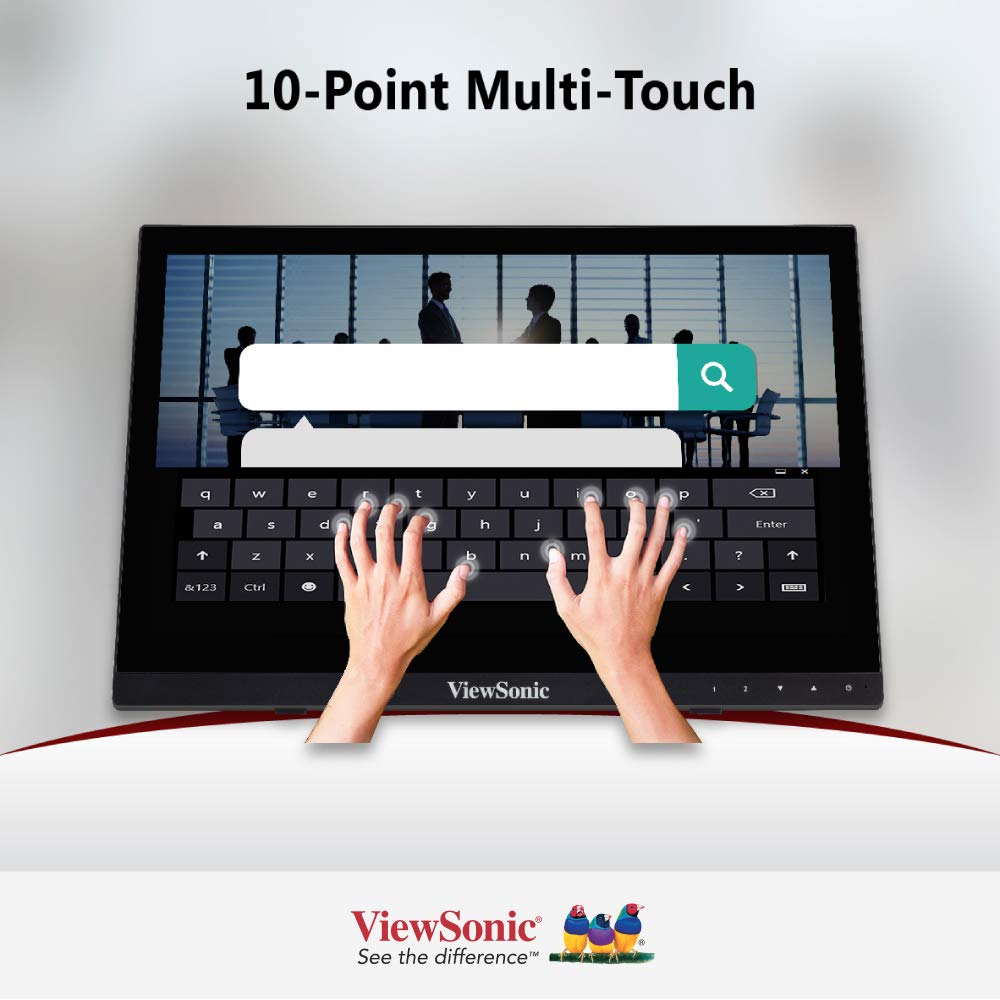 ViewSonic 15.6" TD1630-3 10- Point Multi Touch Display Monitor (16") - Golchha Computers