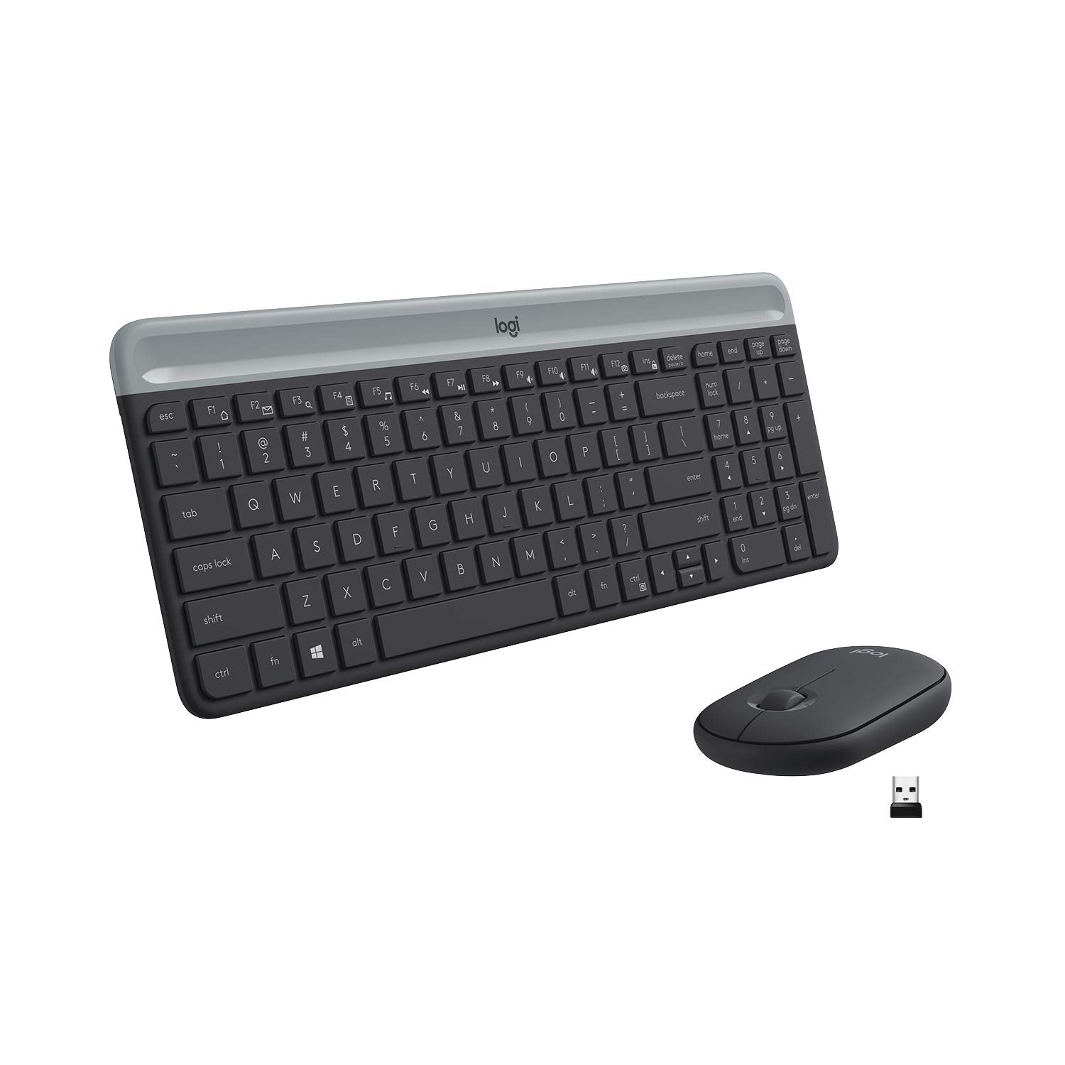 Logitech Slim Wireless Keyboard and Mouse Combo MK470 Ultra-slim, compact, and quiet wireless keyboard and mouse combo - Golchha Computers