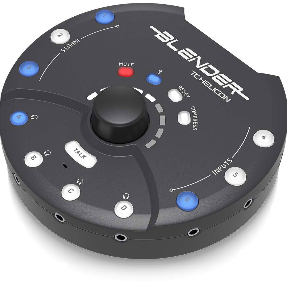 TC Helicon Blender Portable Stereo Mixer with USB Audio Interface and Remote Control - Golchha Computers