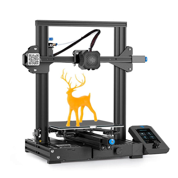 Creality Ender 3 V2 3D Printer with Silent Motherboard, Branded SMPS, Tempered Carborundum Glass Plate & Resume Printing Function - Golchha Computers