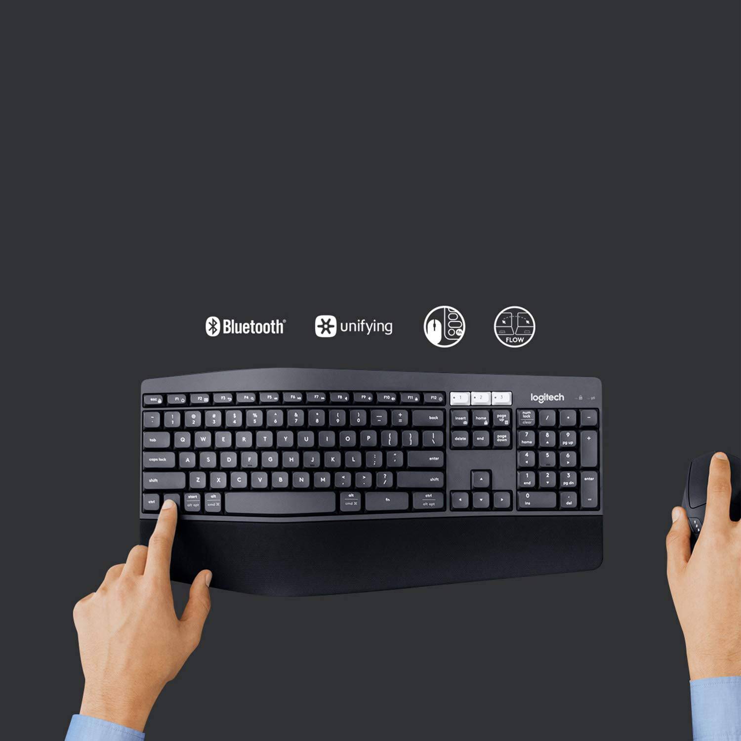 Logitech MK850 Performance Wireless Keyboard and Mouse Combo - Golchha Computers
