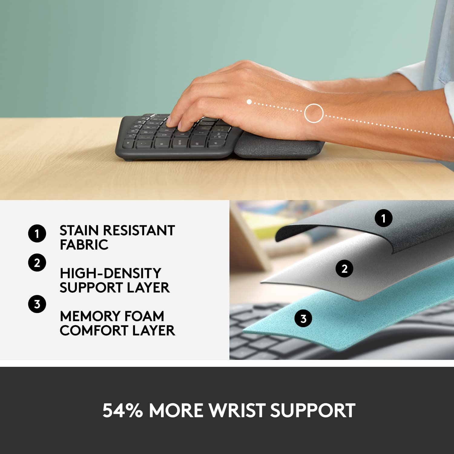 Logitech ERGO K860 Wireless Split Keyboard for Business - Golchha Computers