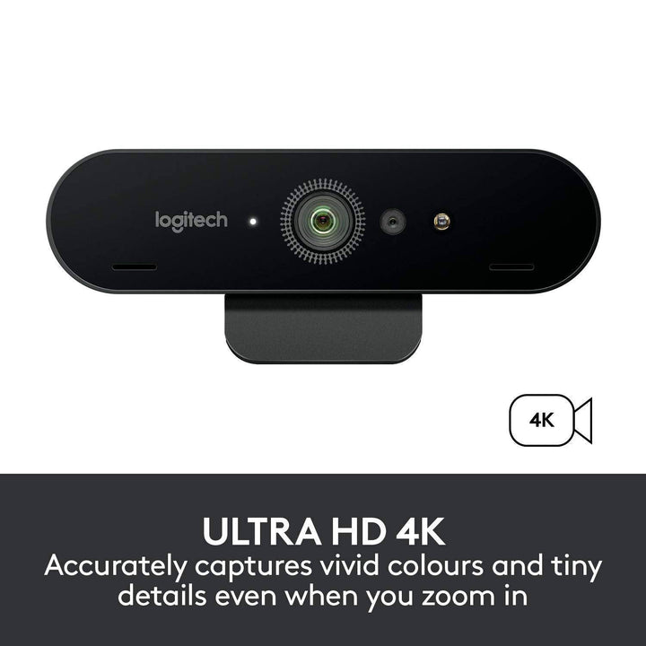 Logitech BRIO ULTRA HD PRO BUSINESS WEBCAM  Premium 4K webcam with HDR and Windows® Hello support - Golchha Computers