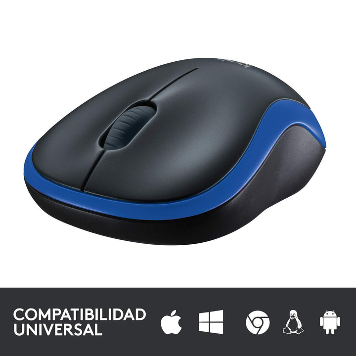 Logitech M185 Compact Wireless Mouse Comfortable easy-to-use mouse with reliable durability
