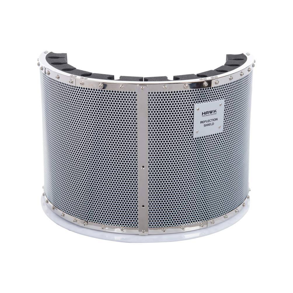 Hawk Proaudio Reflection Shield Filter for Microphone (Silver) - Golchha Computers