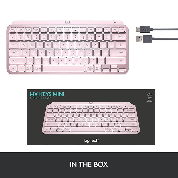 Logitech Master Series MX Keys Mini Minimalist Wireless Illuminated Keyboard - Golchha Computers