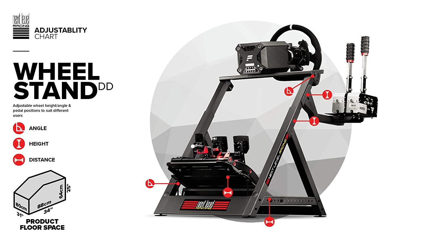 Next Level Racing Wheel Stand DD (NLR-S013) - Dispatched in 3 Business Days