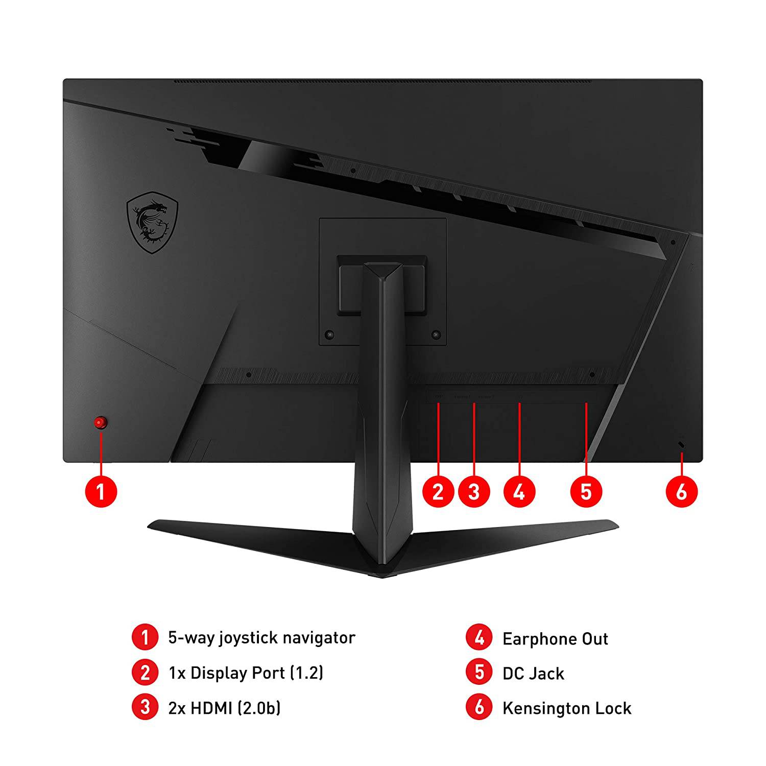 MSI Optix G273QF Esports Gaming IPS Monitor - 27 inch, 16:9 WQHD (2560x1440) Pixels, Rapid IPS, 165Hz, 1ms GTG Response Time, Less Blue Light