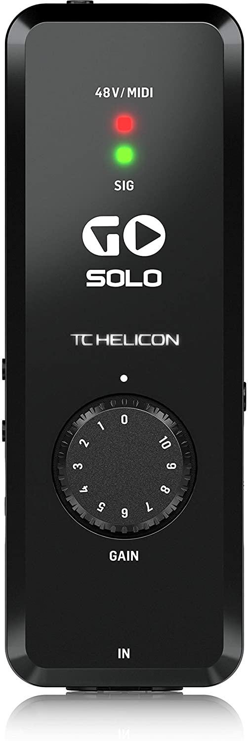TC Helicon GO SOLO High-Definition Audio/MIDI Interface for Mobile Devices - Golchha Computers