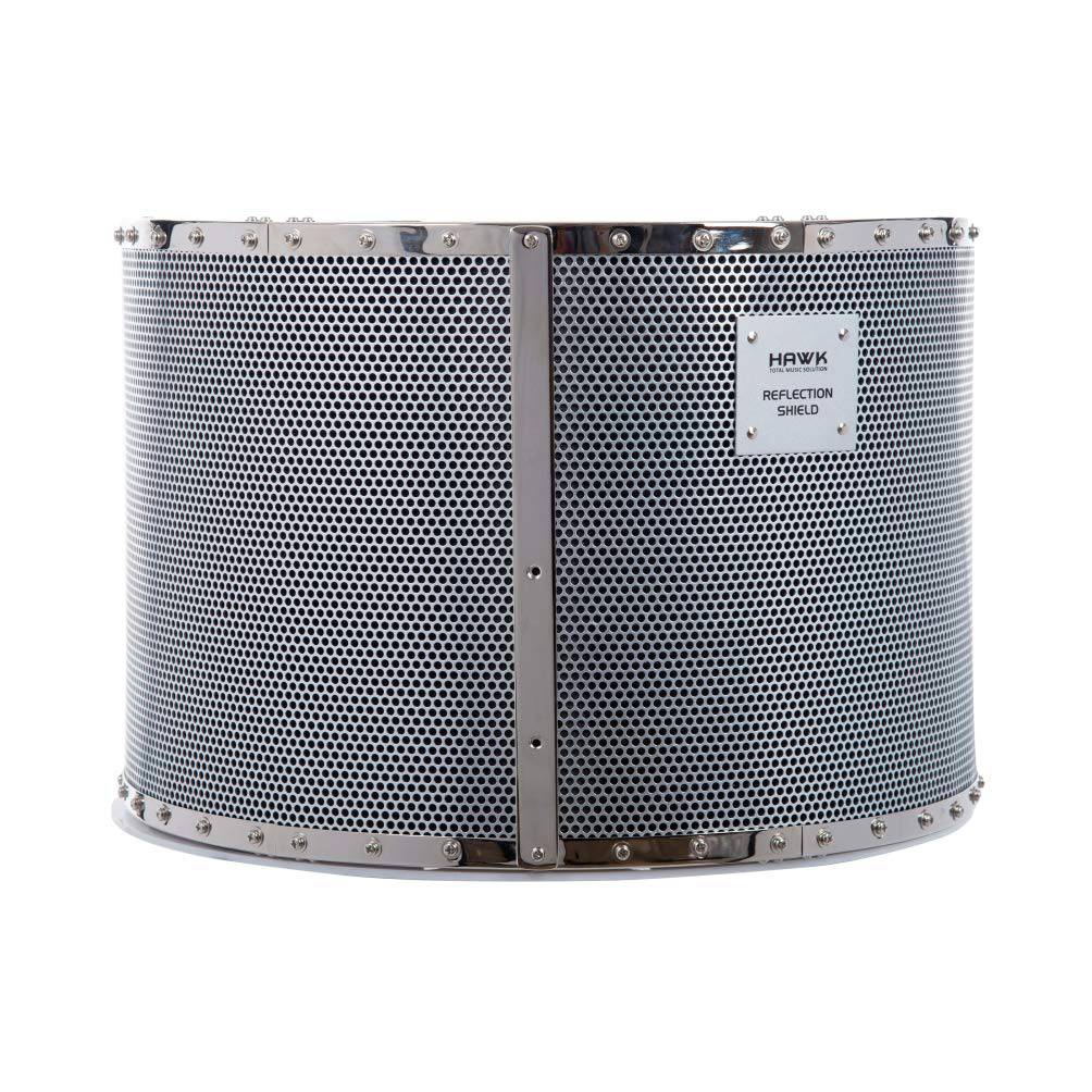 Hawk Proaudio Reflection Shield Filter for Microphone (Silver) - Golchha Computers