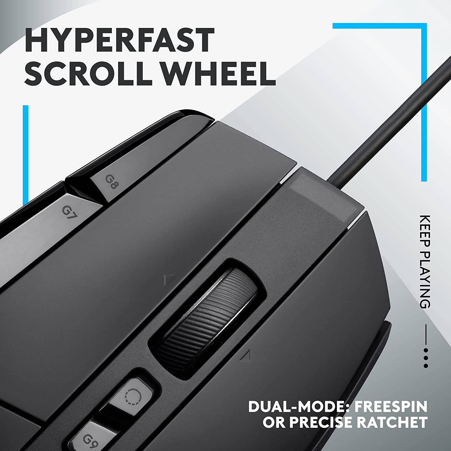 Logitech G502 X Wired Gaming Mouse - LIGHTFORCE Hybrid Optical-Mechanical Primary switches, Hero 25K Gaming Sensor, Compatible with PC/macOS/Windows - Golchha Computers