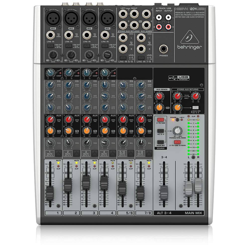 Behringer Xenyx 1204USB 12-Channel USB Mixer - Golchha Computers
