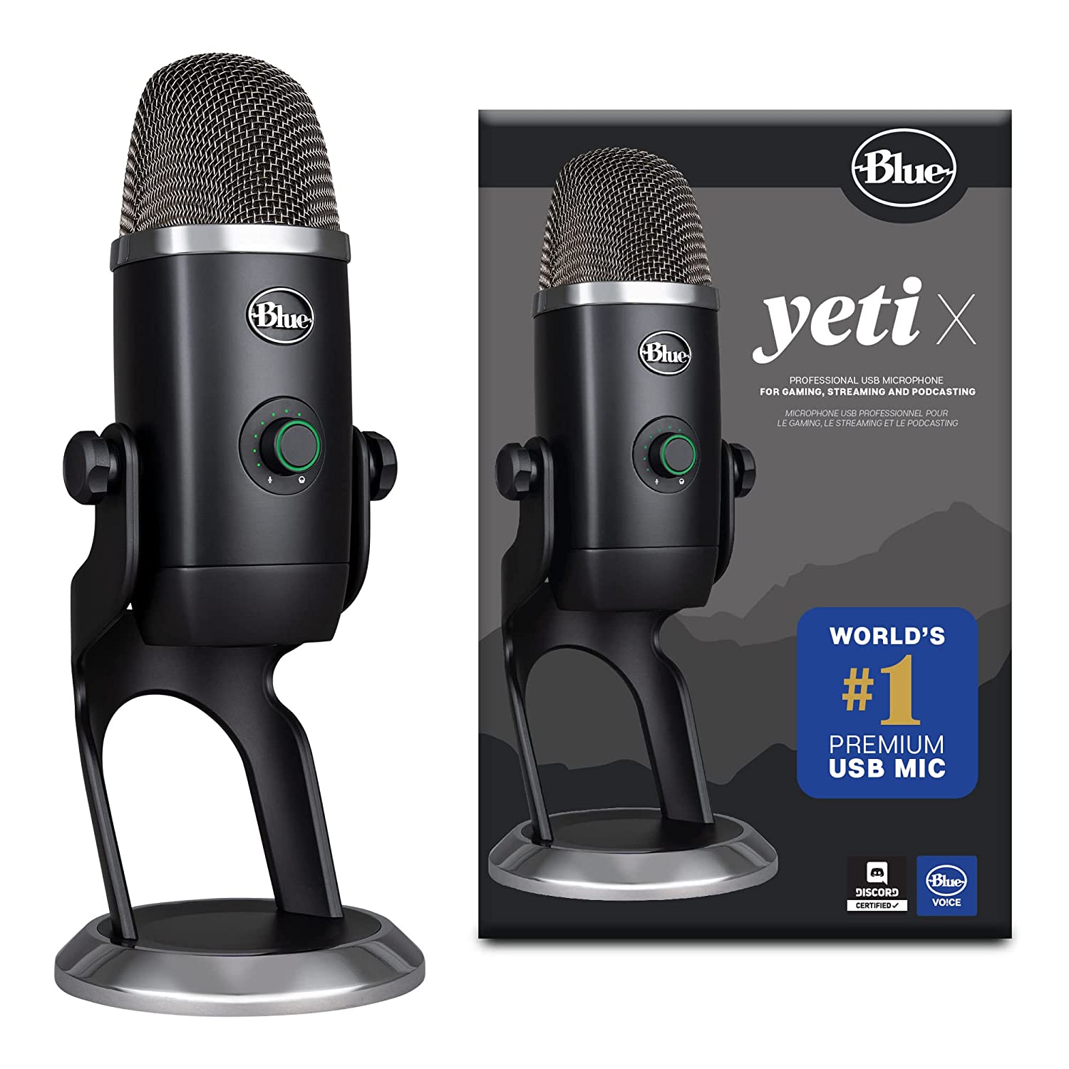 Blue yeti X PROFESSIONAL MULTI-PATTERN USB MICROPHONE WITH BLUE VO!CE - Golchha Computers