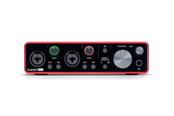 Focusrite Scarlett 2i2 (3rd Gen) USB Audio Interface with Pro Tools, First - Golchha Computers