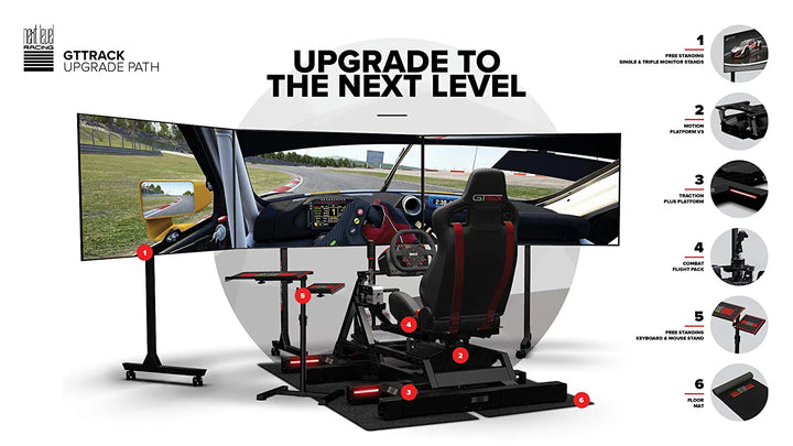 Next Level Racing GTtrack Cockpit (NLR-S009) - Golchha Computers