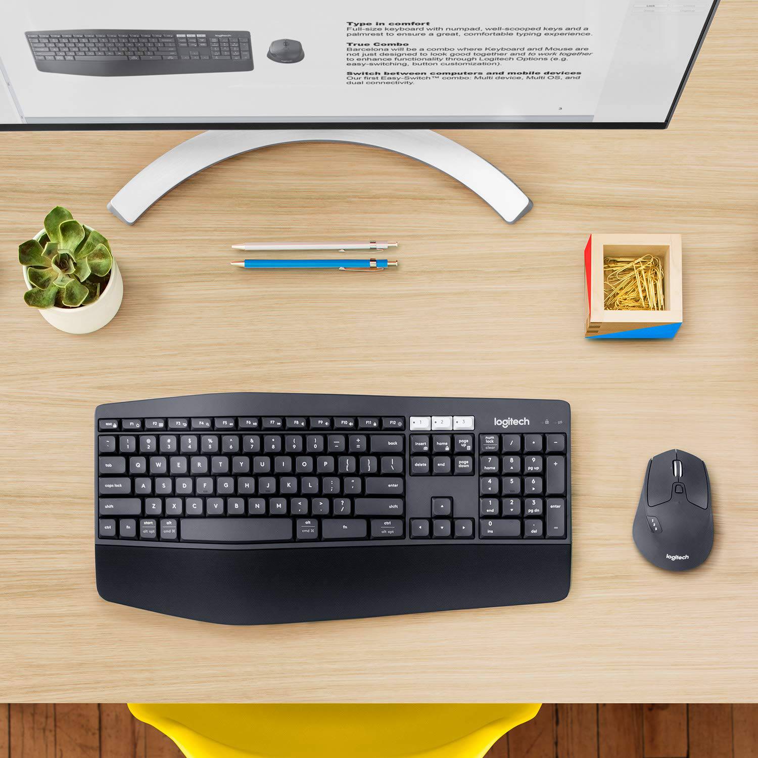 Logitech MK850 Performance Wireless Keyboard and Mouse Combo - Golchha Computers