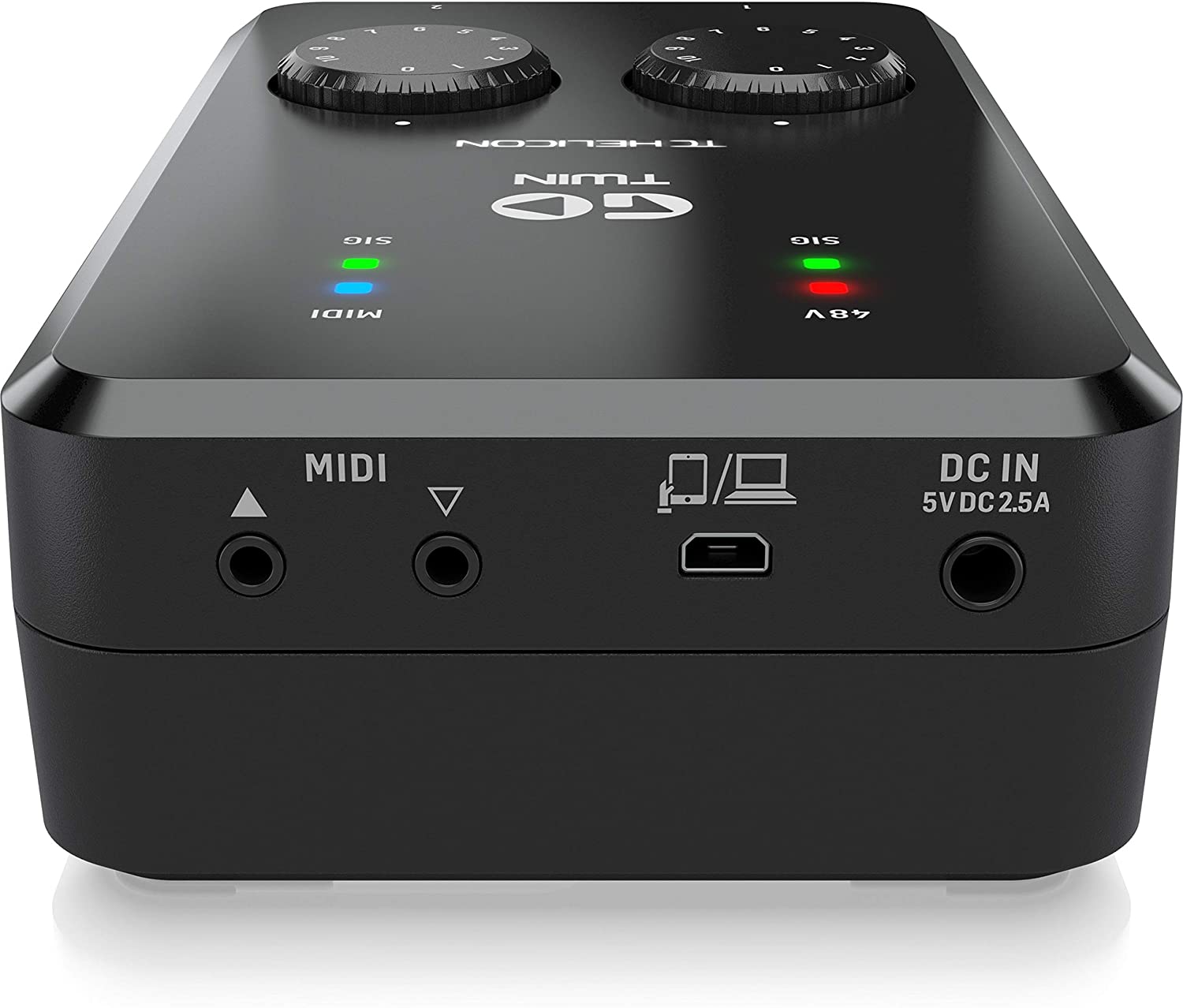 TC-Helicon TC Helicon GO TWIN High-Definition 2-Channel Audio/MIDI Interface for Mobile Devices - Golchha Computers