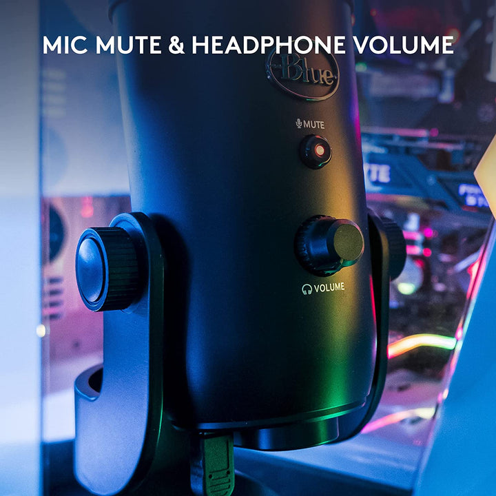 Blue Yeti Multi-pattern USB Condenser Microphone - Blackout