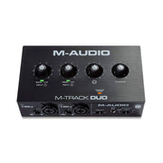 M-Audio M-Track Duo – USB Audio Interface for Recording, Streaming and Podcasting with Dual XLR, Line & DI Inputs, plus a Software Suite Included - Golchha Computers