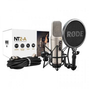 Rode NT2-A Large Diaphragm 3 Polar Pattern Studio Condenser Microphone - Golchha Computers