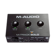 M-Audio M-Track Solo – USB Audio Interface for Recording, Streaming and Podcasting with XLR, Line and DI Inputs, Plus a Software Suite Included - Golchha Computers