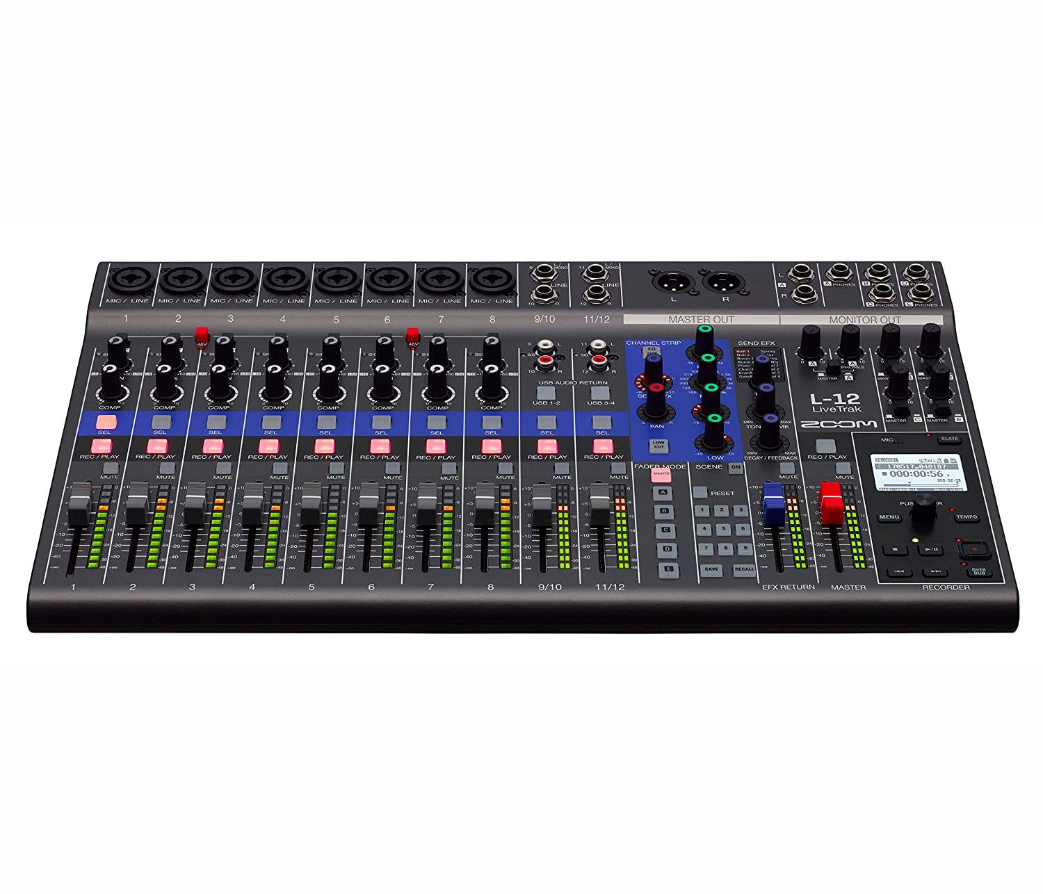 Zoom LiveTrak L-12 12-channel Digital Mixer / Recorder - Golchha Computers