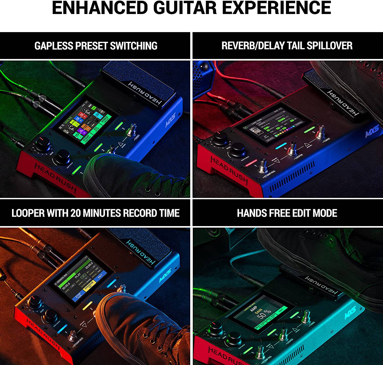 HeadRush MX5 Ultra-Portable Amp Modeling Guitar Effect Processor - Golchha Computers