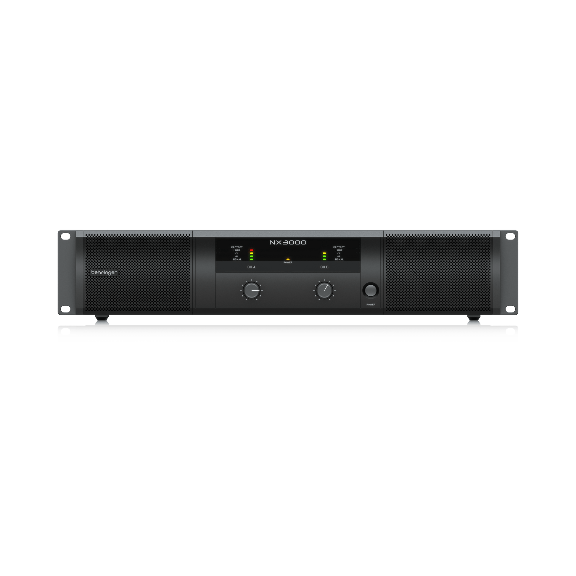 Behringer NX3000 Ultra-Lightweight 3000W Class-D Power Amplifier with SmartSense Loudspeaker Impedance Compensation - Golchha Computers
