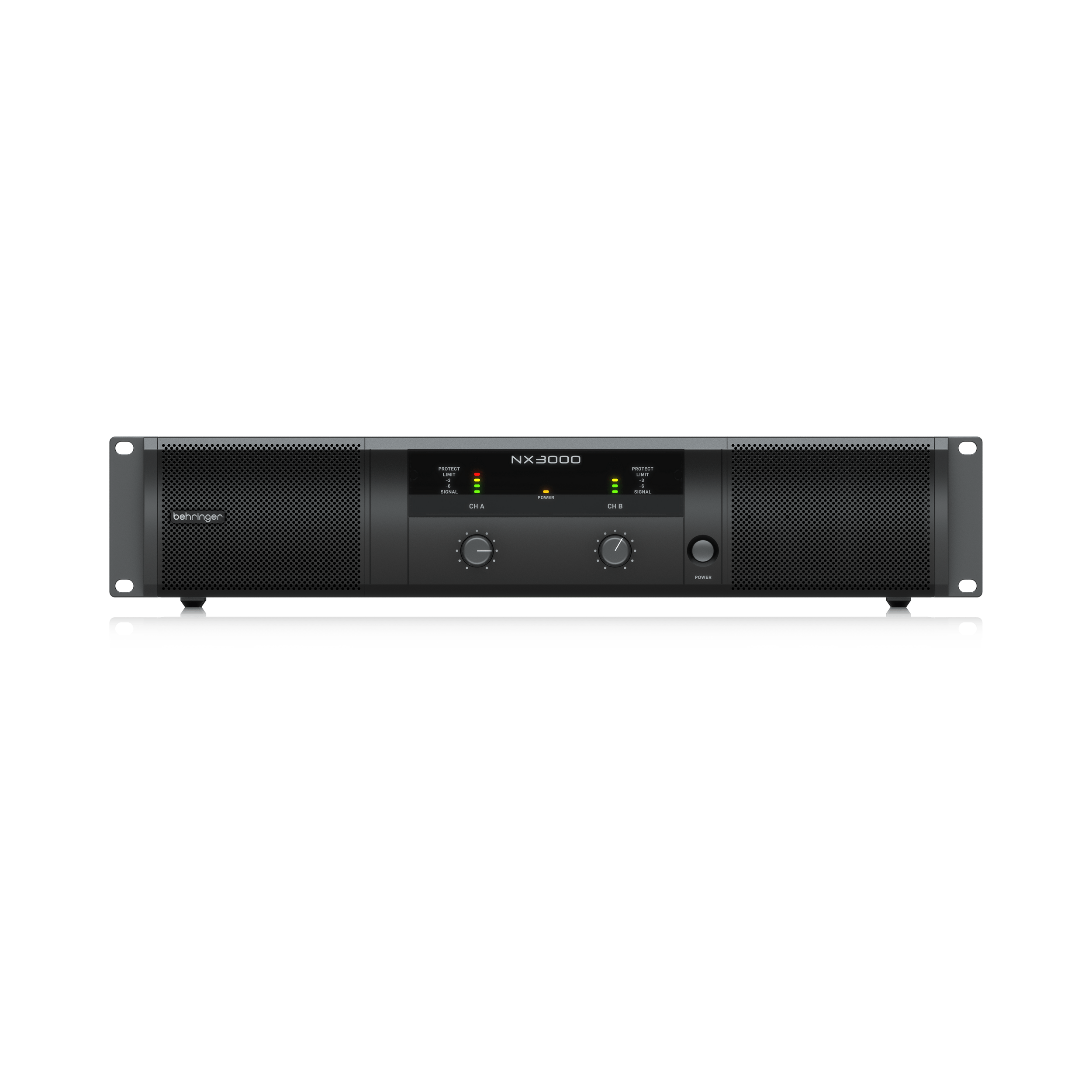 Behringer NX3000 Ultra-Lightweight 3000W Class-D Power Amplifier with SmartSense Loudspeaker Impedance Compensation - Golchha Computers
