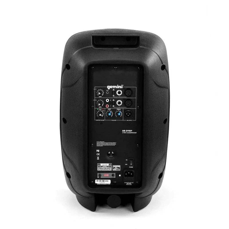 Gemini Sound AS-2110P 1000 Watt Active 10” Loudspeaker