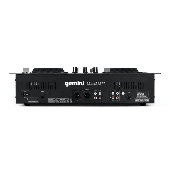 Gemini CDM-4000BT Dual CD/USB Media Player with Bluetooth
