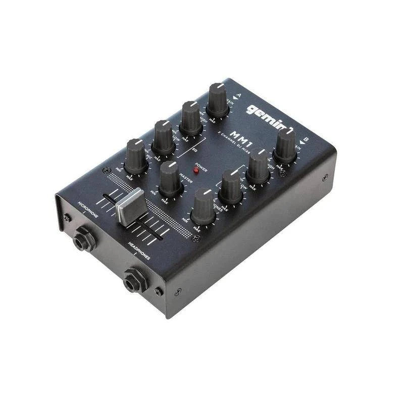 Gemini MM1 2-Channel Pocket-Sized DJ Mixer- Dispatch within 3-4 Business Days - Golchha Computers