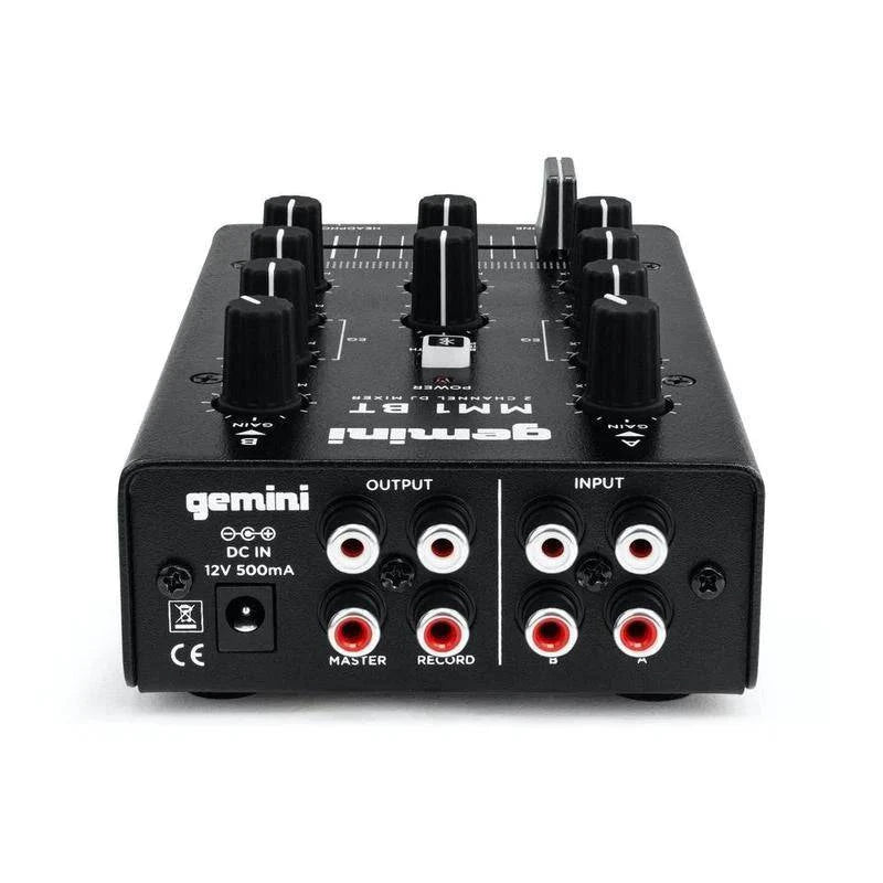 Gemini MM1BT 2-Channel Professional Analog DJ Mixer With Bluetooth Input- Dispatch within 3-4 Business Days - Golchha Computers