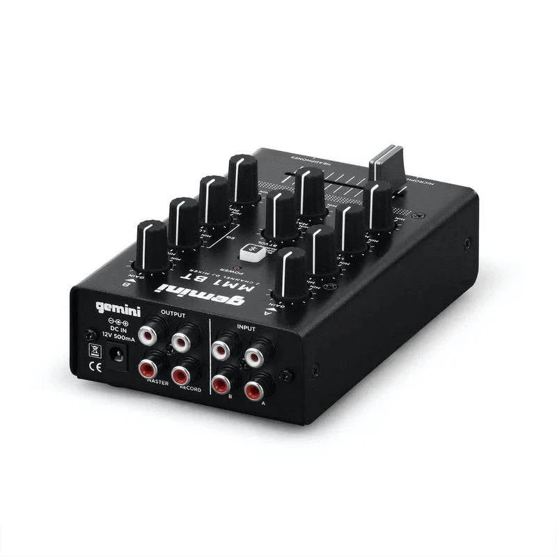 Gemini MM1BT 2-Channel Professional Analog DJ Mixer With Bluetooth Input- Dispatch within 3-4 Business Days - Golchha Computers