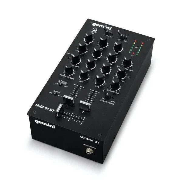 Gemini MXR 01 BT 2-Channel Professional DJ Mixer With Bluetooth Input- Dispatch within 3-4 Business Days - Golchha Computers