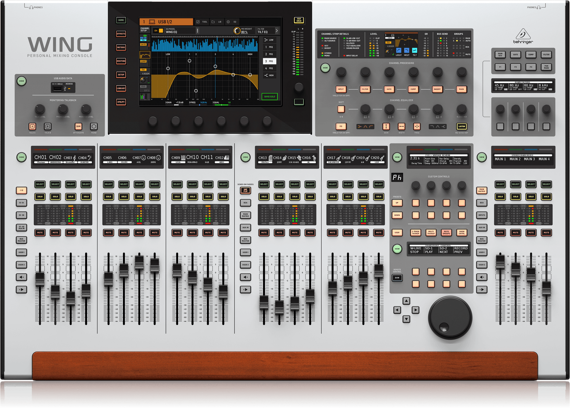 Behringer WING 48-channel Digital Mixer with Behringer Wing Dante with Midas DL 32 Stage Box Combo - Golchha Computers