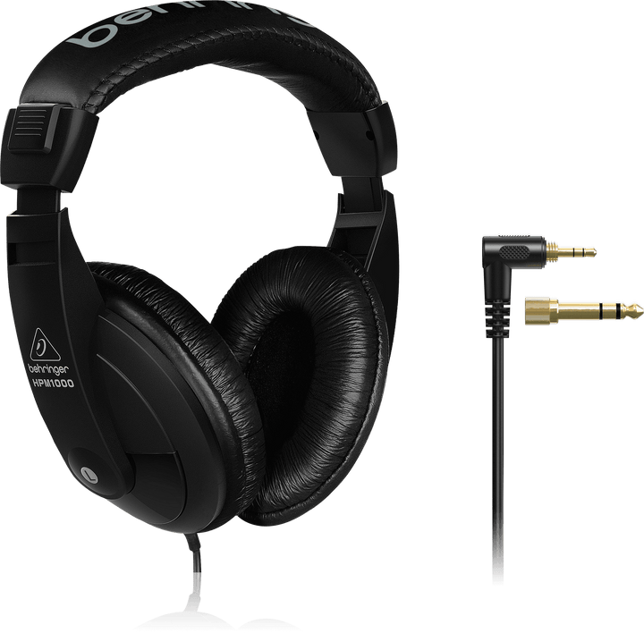 Behringer Studio Wired Over Ear Headphones Without Mic, Black (HPM1000-BK) - Golchha Computers