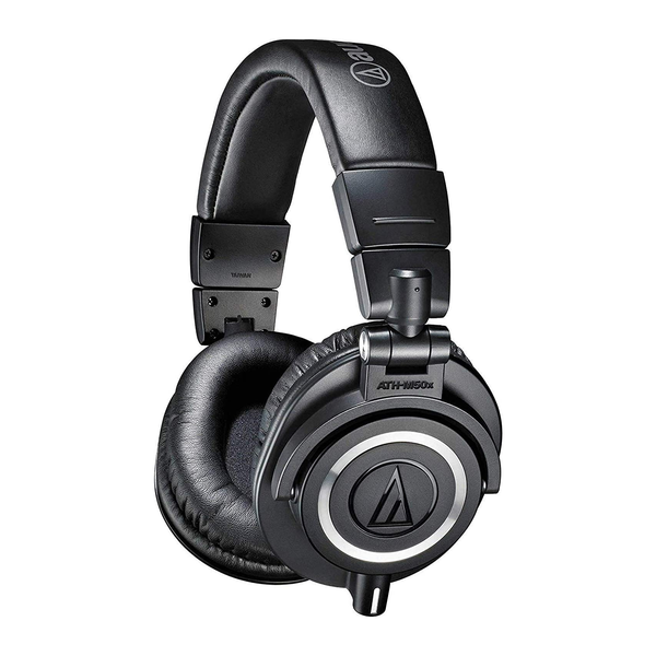 Audio-Technica ATH-M50x Over-Ear Professional Studio Monitor Headphones (Black)