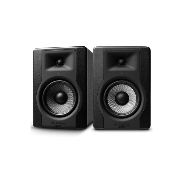 M-Audio BX5 D3 Pair - Compact 2-Way 5 Inch Active Studio Monitors / Loudspeakers for Music Production with Integrated Acoustic Room Control (Pair) - Golchha Computers