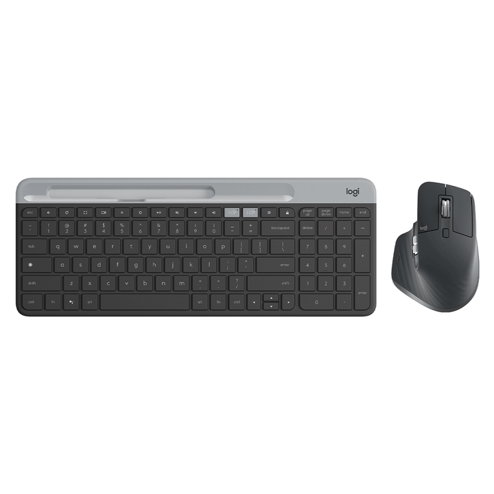 Logitech K580 Slim Multi-Device Wireless Keyboard and MX Master 3s Mouse Combo - Golchha Computers
