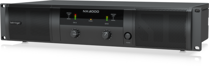 Behringer NX3000 Ultra-Lightweight 3000W Class-D Power Amplifier with SmartSense Loudspeaker Impedance Compensation - Golchha Computers