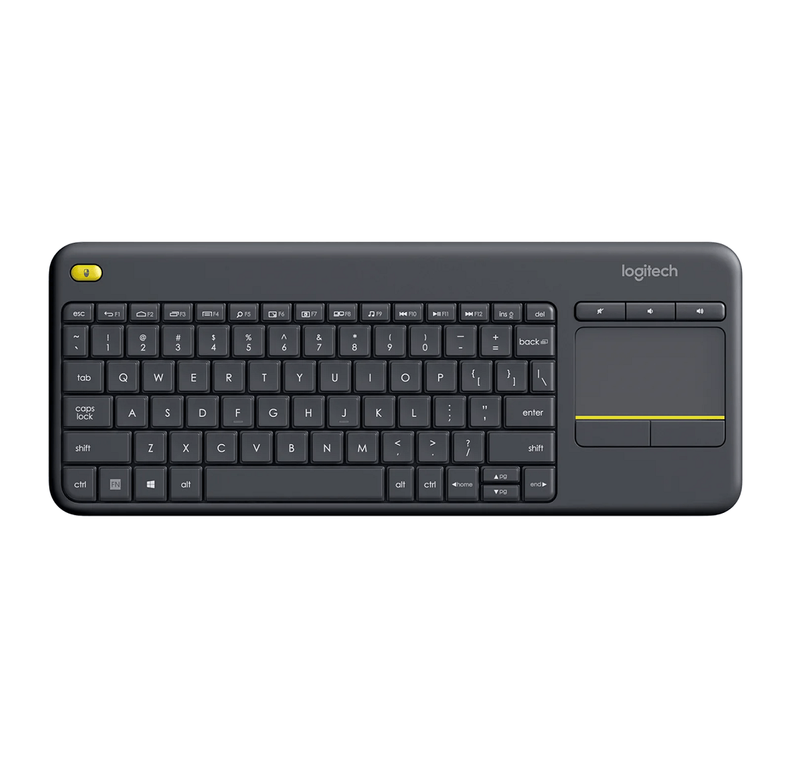 Logitech K400 PLUS WIRELESS TOUCH KEYBOARD Relaxed wireless control of your PC connected TV - Golchha Computers