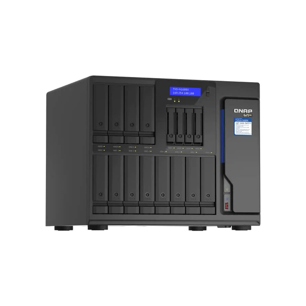 QNAP TVS-H1688X-W1250-32G High-speed media NAS with Intel® Xeon® W-1250 CPU and 2 Ports 10 G LAN, Thunderbolt 3 - Dispatched in 5 Business Days