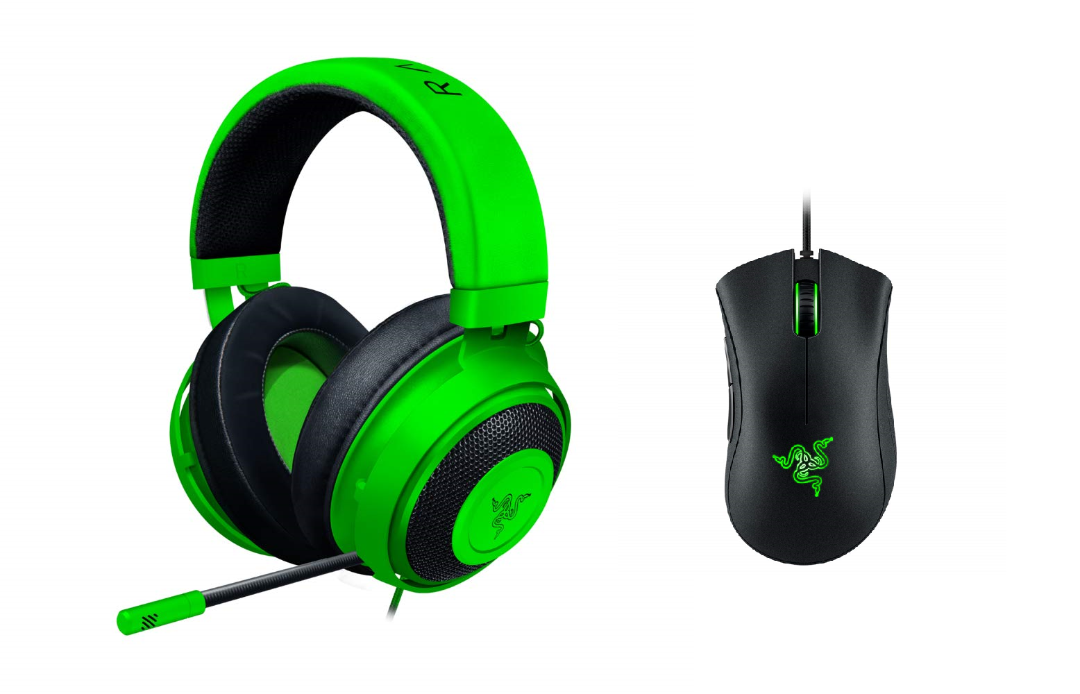 Razer Wired On Ear Headphones with Mic & DeathAdder Essential Gaming Mouse Combo - Golchha Computers