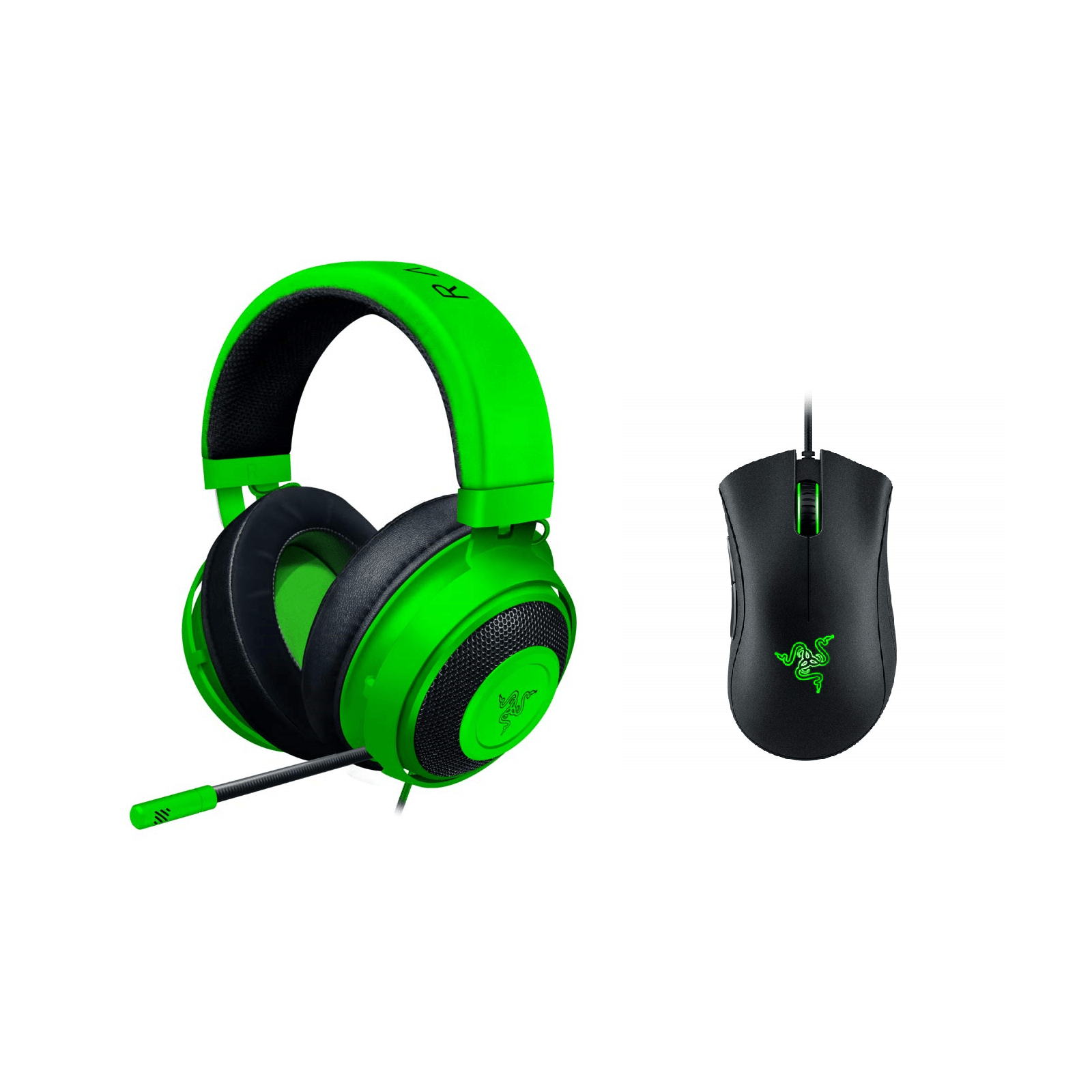 Razer Wired On Ear Headphones with Mic & DeathAdder Essential Gaming Mouse Combo - Golchha Computers