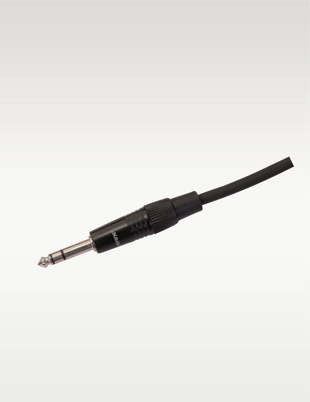 HAWK PROAUDIO SXSG005 Gold Series 6.35mm TRS Male to XLR Male Balanced Interconnect With Cable Tie (Black) 5 feet - Golchha Computers